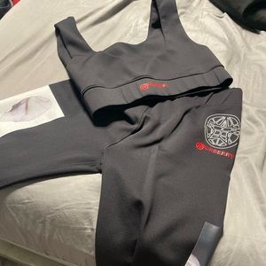 Two piece Burberry outfit